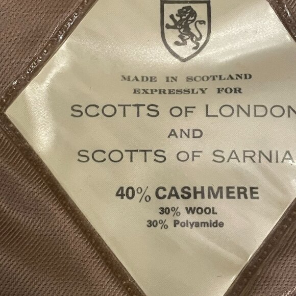 Scotts Of London Tweed Cashmere Hat - Picture 4 of 4
